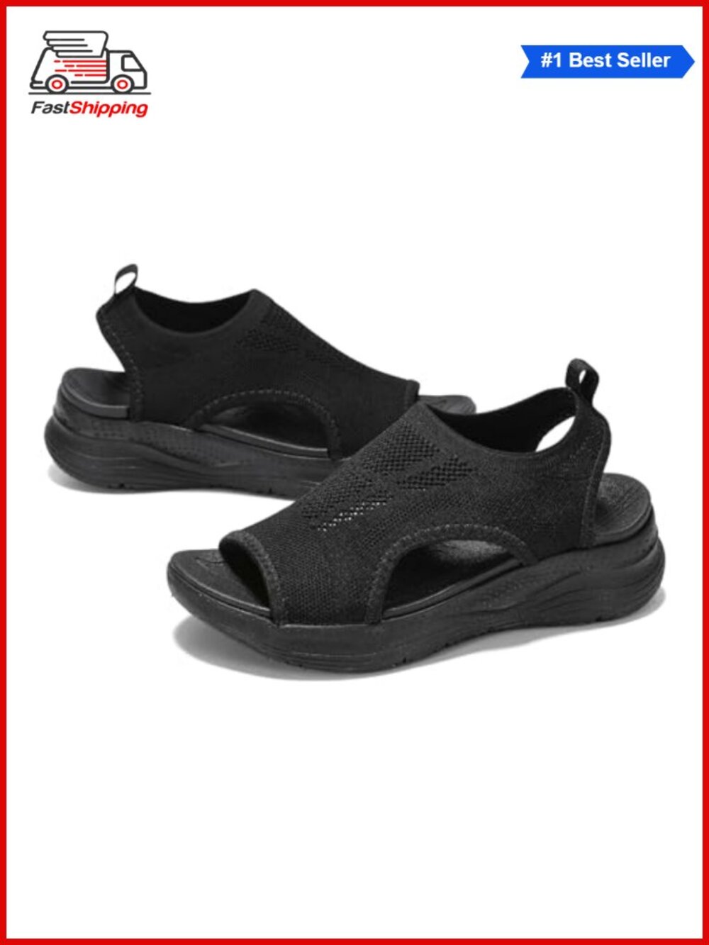 Orthopedic Arch Support Sport Sandals Slip On Walking